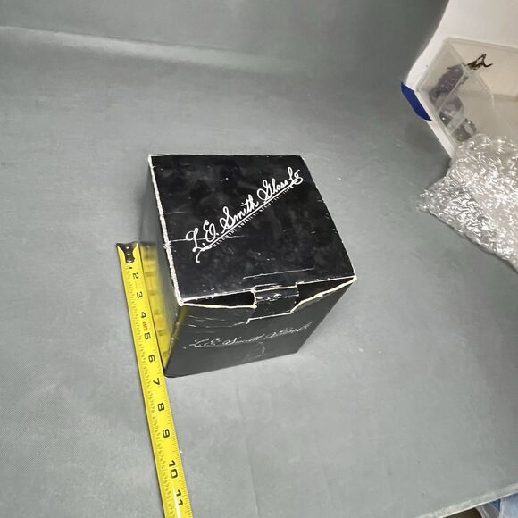 Vintage L.E. Smith Glass Company Box-Only-Covered Rooster - Picture 12 of 12